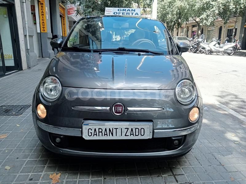 Usado Fiat 500 Lounge 69 CV (50 kW) 2013 Gris / plata Berlina