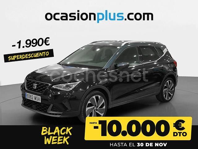 Negro Usado 2024 Seat Arona FR SUV | 21.900 € (Precio justo) - Imagen 1/4
