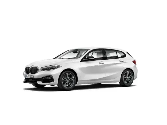 Begagnad BMW 118 Shadowline 150 HK (110 kW) 2021 Vit Halvkombi