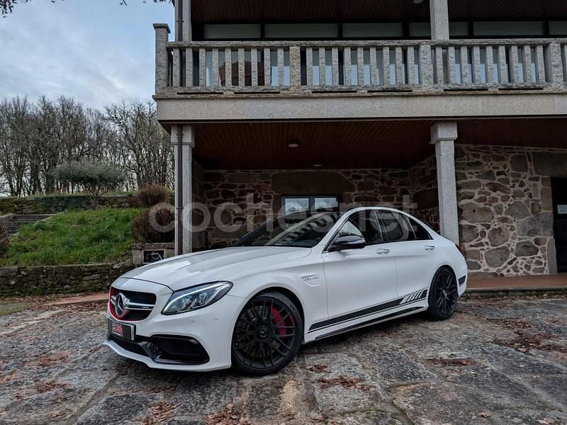 Usado Mercedes C63S AMG AMG 510 CV (375 kW) 2015 Blanco Berlina