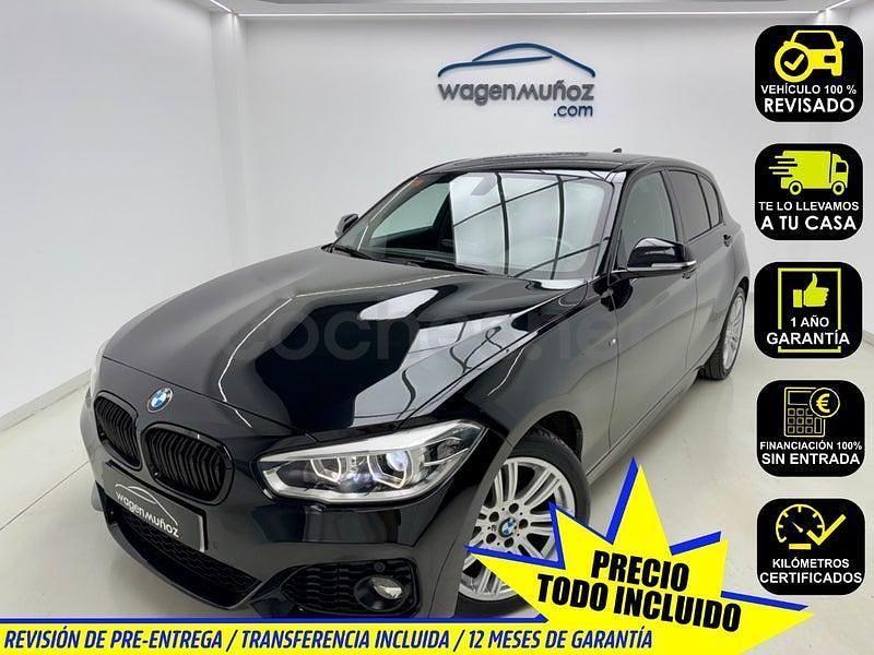 Usado BMW 116 116 CV (85 kW) 2016 Negro Utilitario