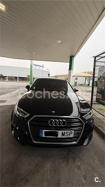 Usado Audi A3 S-Line 115 CV (84 kW) 2018 Negro Berlina