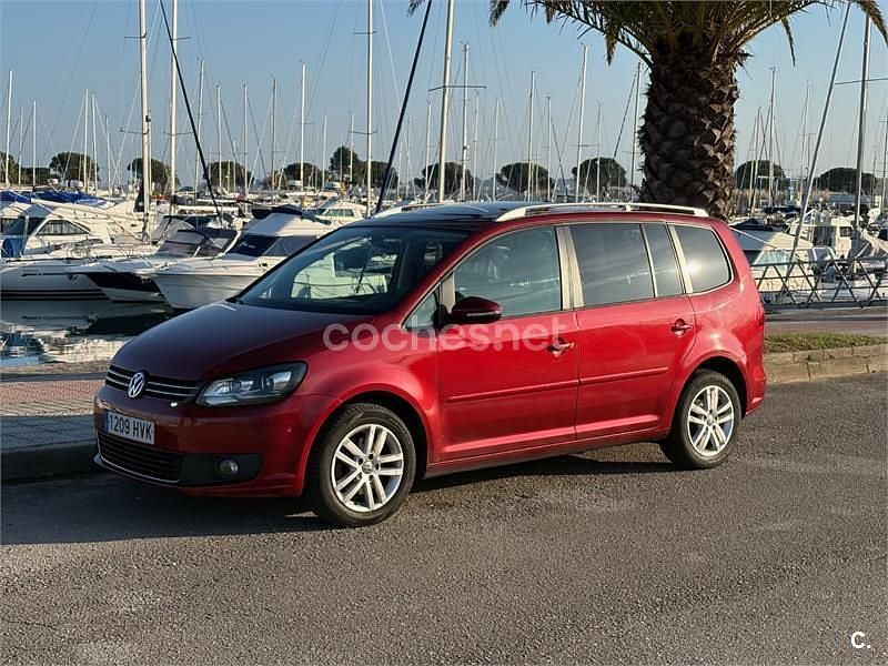 Rojo Usado 2014 VW Touran Advance Monovolumen | 10.500 € (Buen precio) - Imagen 1/4