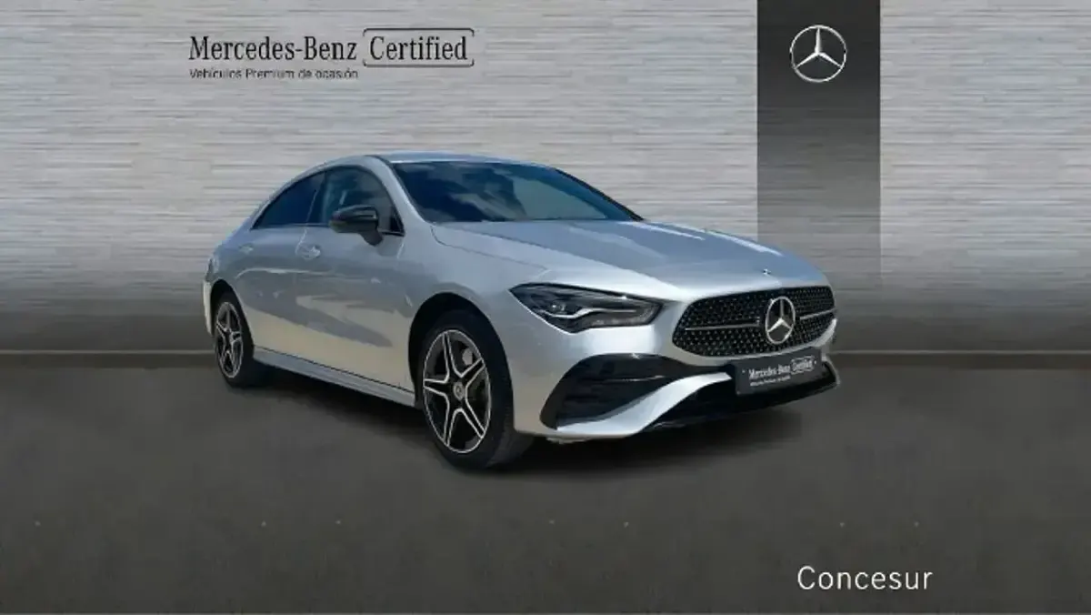 Usado Mercedes CLA250e 218 CV (160 kW) 2025 Plata Coupe