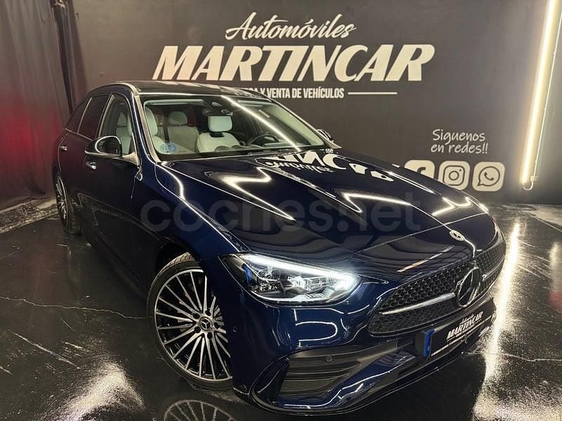 Usado Mercedes C200 163 CV (119 kW) 2022 Azul Familiar