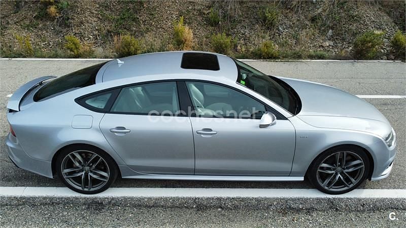 Usado Audi A7 Sportback 450 CV (330 kW) 2015 Gris / plata Utilitario