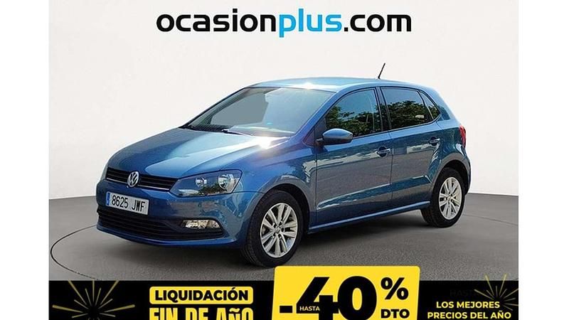Azul Usado 2017 VW Polo Utilitario | 13.500 € (Un poco caro) - Imagen 1/4