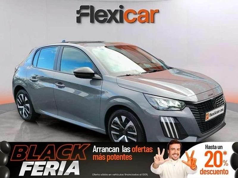 Gris Usado 2024 Peugeot 208 Active Utilitario | 12.490 € (Buen precio) - Imagen 1/4