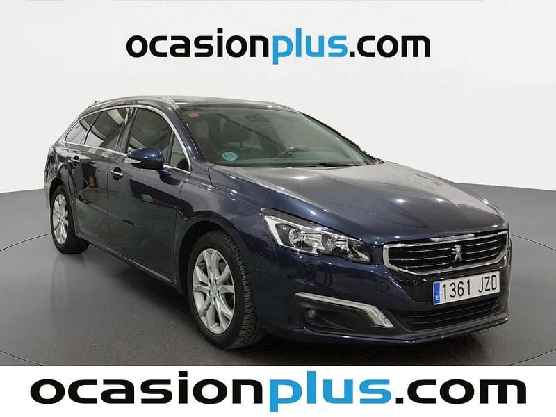 Usado Peugeot 508 SW Allure 150 CV (110 kW) 2017 Azul Familiar