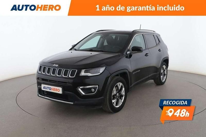 Negro Usado 2018 Jeep Compass Limited SUV | 17.099 € (Precio justo) - Imagen 1/3