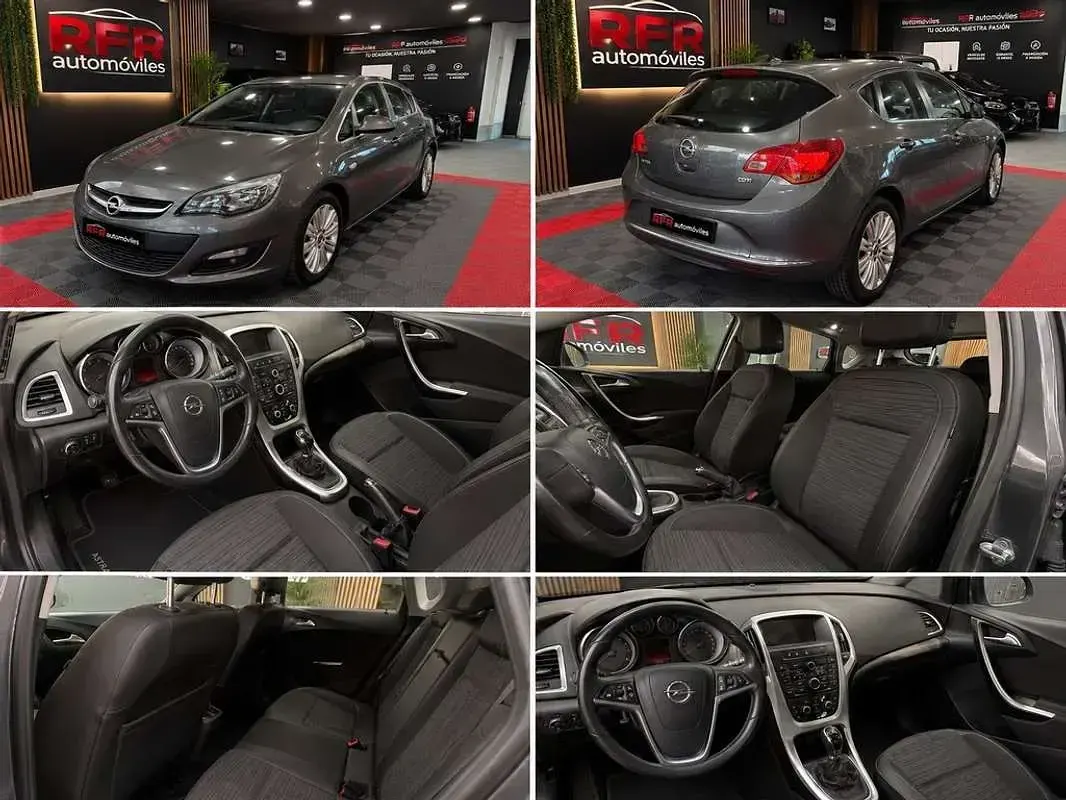 Usado Opel Astra Selective 110 CV (80 kW) 2015 Gris Utilitario
