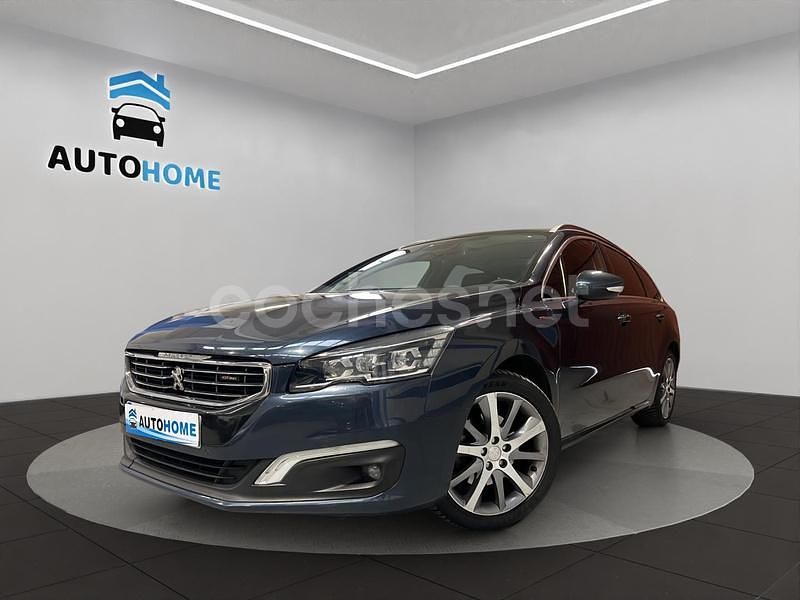 Azul Usado 2018 Peugeot 508 SW GT-line Familiar | 9450 € (Precio justo) - Imagen 1/4