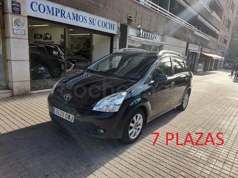Usado Toyota Corolla Verso Sol 129 CV (94 kW) 2006 Negro Monovolumen
