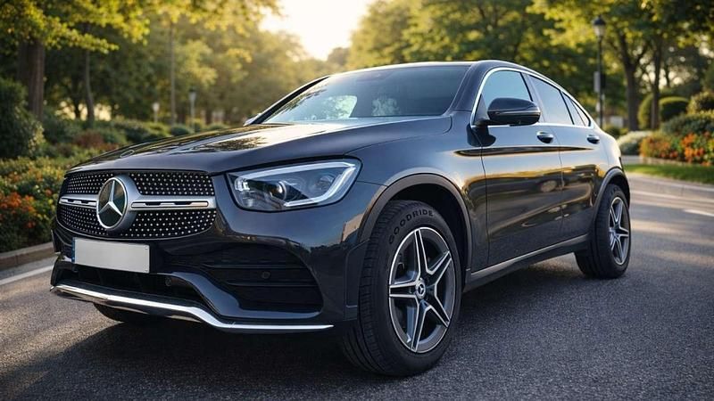 Usado Mercedes GLC220 194 CV (142 kW) 2022 Gris Coupe
