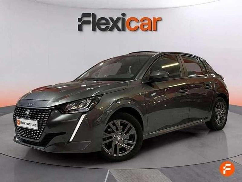 Usado Peugeot 208 Style 101 CV (74 kW) 2021 Gris Utilitario