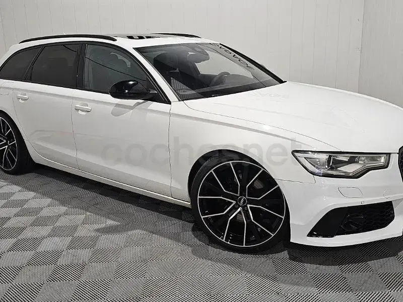 Usado Audi A6 313 CV (230 kW) 2013 Blanco Familiar