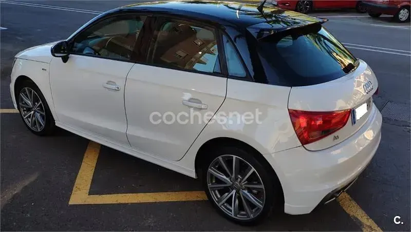 Usado Audi A1 Sportback 90 CV (66 kW) 2014 Blanco Utilitario