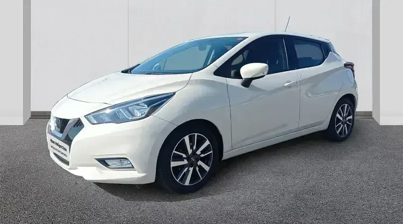 Usado Nissan Micra Acenta 101 CV (74 kW) 2019 Ivory (sólido) Utilitario