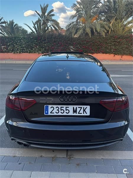Usado Audi A5 Sportback S-Line 177 CV (130 kW) 2014 Negro Utilitario