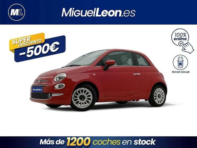 Rojo Usado 2021 Fiat 500 Dolcevita Berlina | 8485 € (Precio justo) - Imagen 1/3
