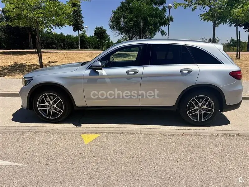 Usado Mercedes GLC250 AMG line 204 CV (150 kW) 2017 Gris / plata SUV