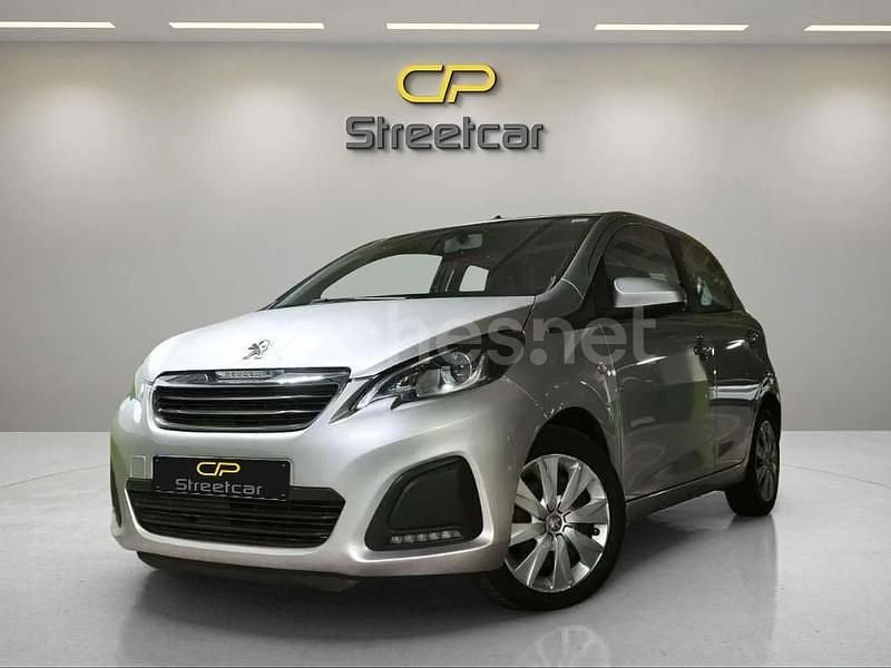 Gris / plata Usado 2018 Peugeot 108 Berlina | 5390 € (Buen precio) - Imagen 1/4