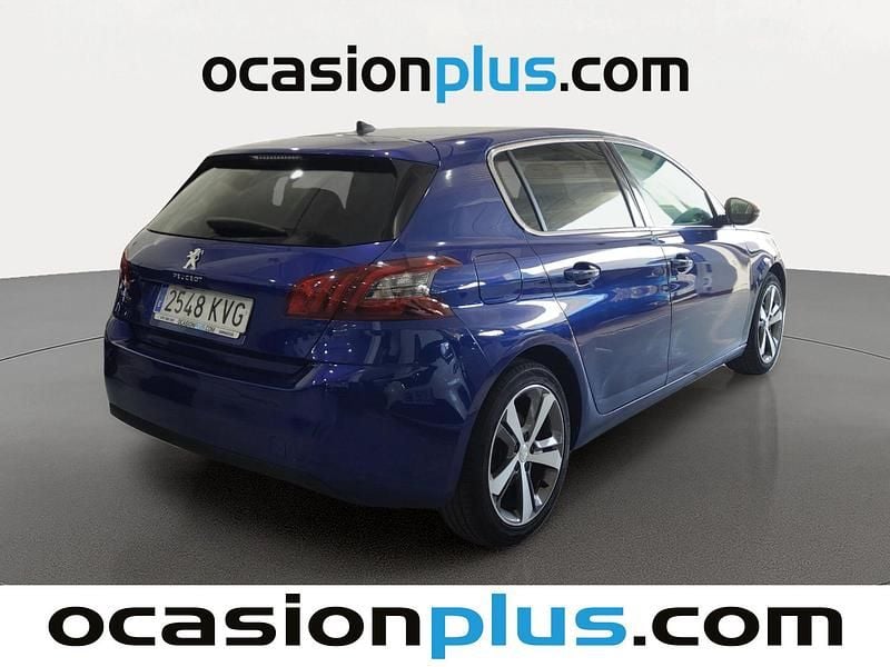 Usado Peugeot 308 Allure 110 HP (80 kW) 2019 Azul Citadino