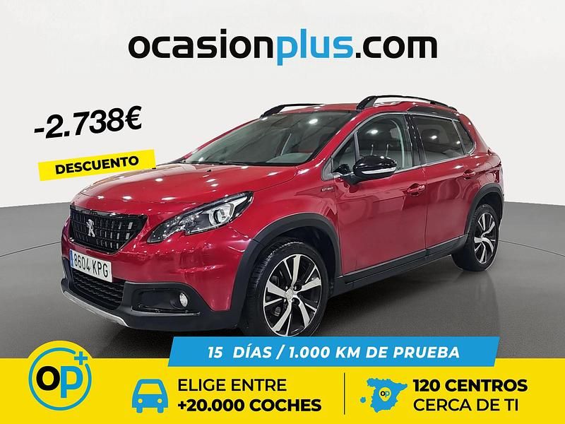 Usado Peugeot 2008 GT-line 120 CV (88 kW) 2018 Rojo SUV