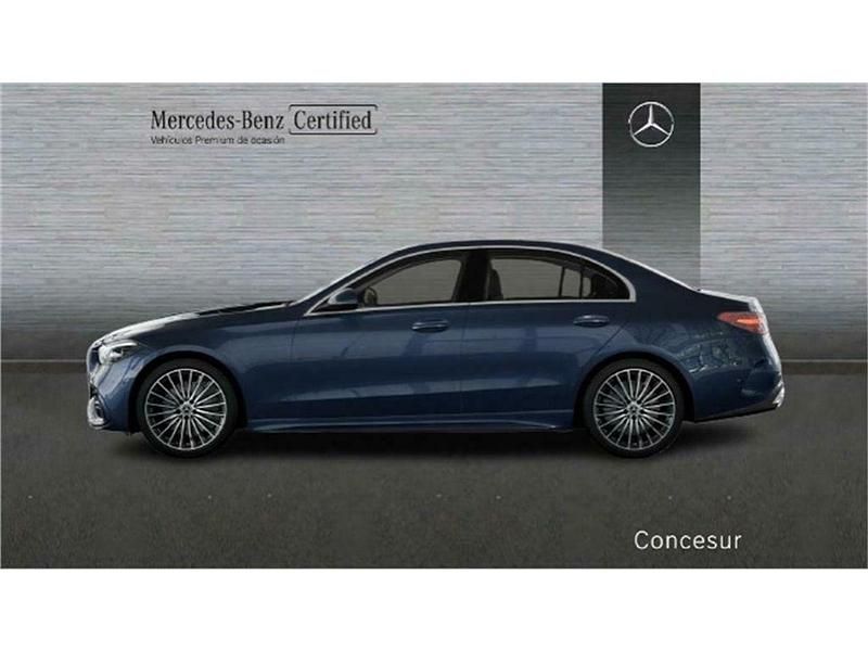 Usado Mercedes C220 AMG line 200 CV (147 kW) 2024 Azul sodalita Berlina