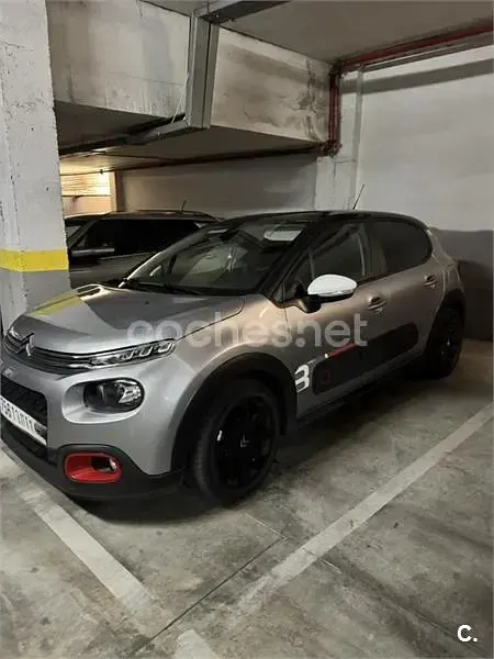 Usado Citroën C3 Feel 110 CV (80 kW) 2019 Gris / plata Utilitario