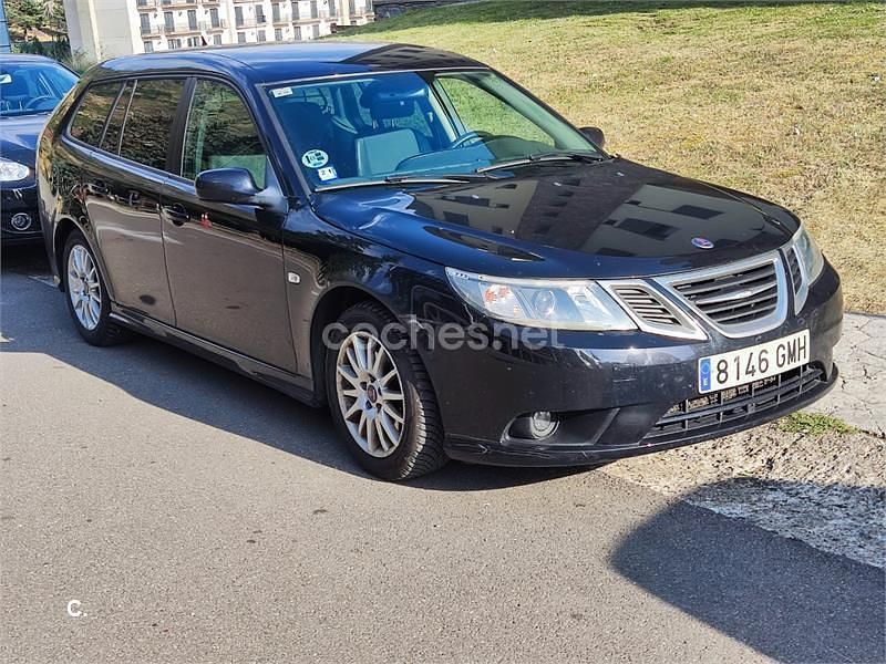 Usado Saab 9-3 Linear 150 CV (110 kW) 2009 Negro Utilitario
