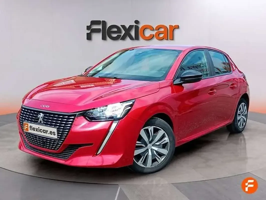 Usado Peugeot 208 Active 101 CV (74 kW) 2023 Rojo Utilitario