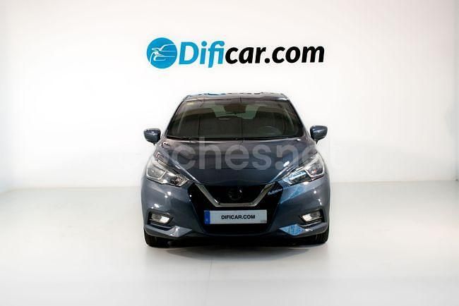 Usado Nissan Micra Acenta 91 CV (66 kW) 2018 Gris Utilitario