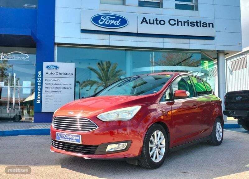 Rojo Usado 2016 Ford C-MAX Titanium Monovolumen | 11.500 € (Precio justo) - Imagen 1/4