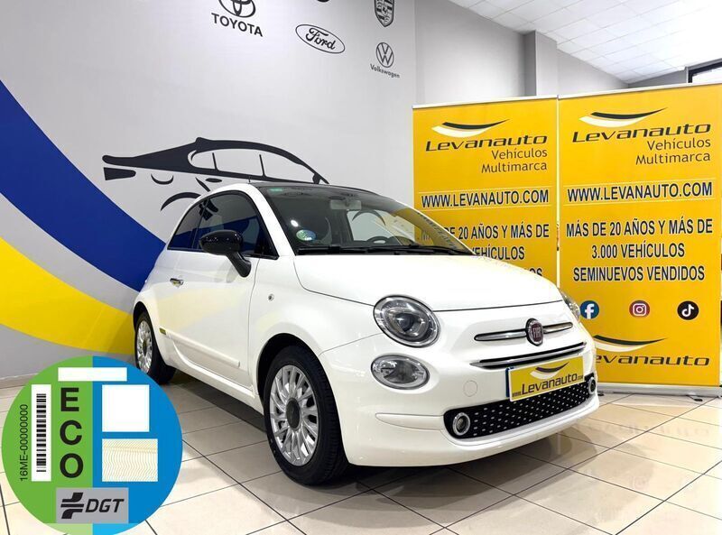 Blanco Usado 2020 Fiat 500 Lounge Utilitario | 13.900 € (Caro) - Imagen 1/4