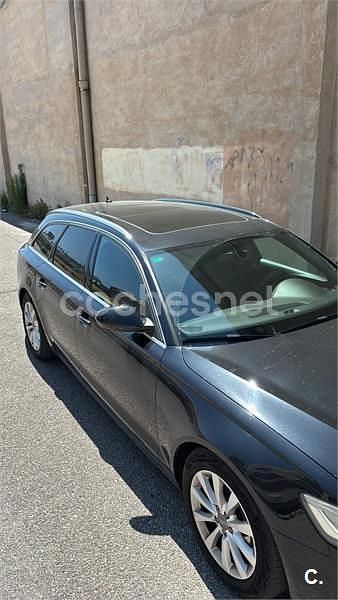 Usado Audi A6 245 CV (180 kW) 2014 Negro Familiar