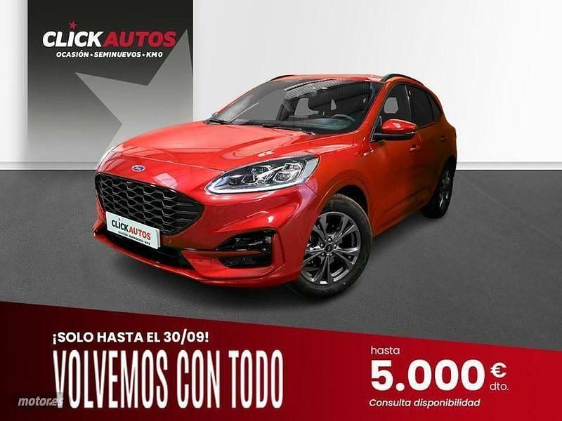 Rojo Usado 2022 Ford Kuga ST-Line X SUV | 19.050 € (Super precio) - Imagen 1/4