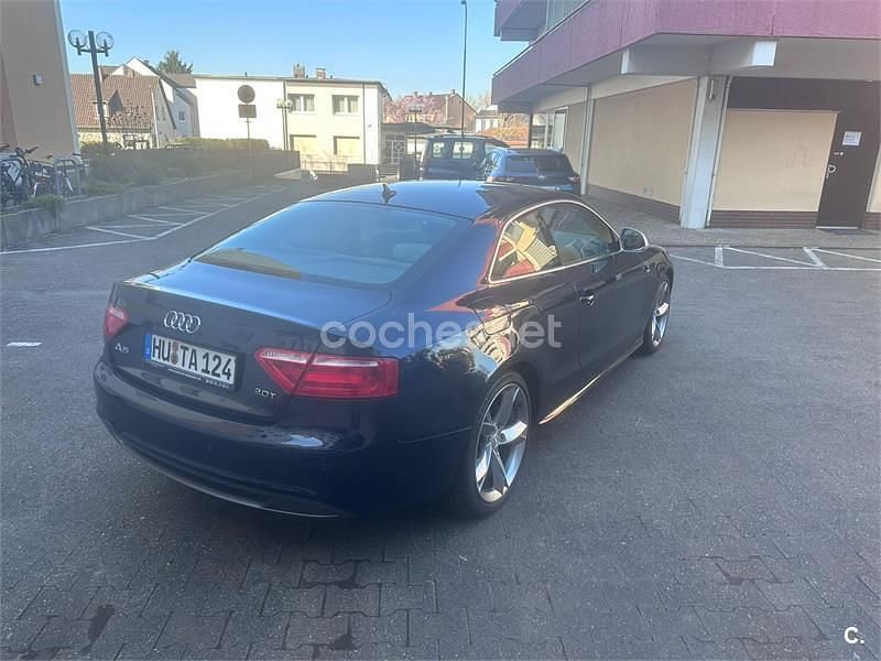 Usado Audi A5 211 CV (155 kW) 2009 Negro Coupe