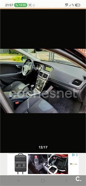 Usado Volvo V40 R-Design Momentum 120 CV (88 kW) 2015 Negro Berlina