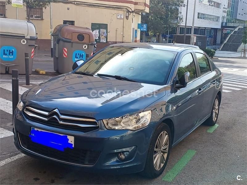 Usado Citroën C-Elysee I Exclusive 92 CV (67 kW) 2014 Azul Berlina
