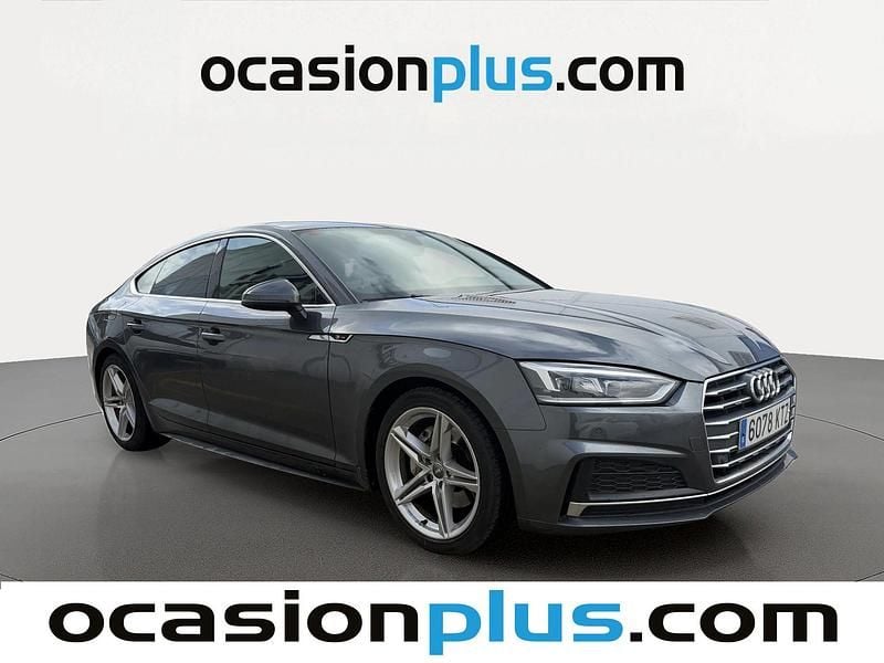 Usado Audi A5 Sportback S-Line 190 CV (139 kW) 2019 Gris Utilitario
