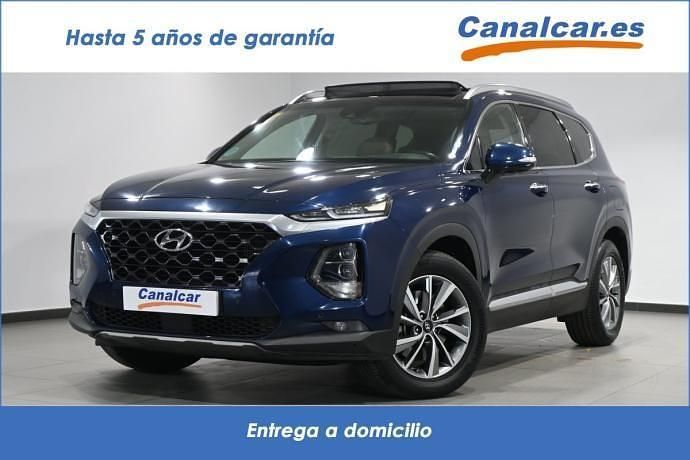 Azul Usado 2020 Hyundai Santa Fe SUV | 23.911 € (Buen precio) - Imagen 1/4