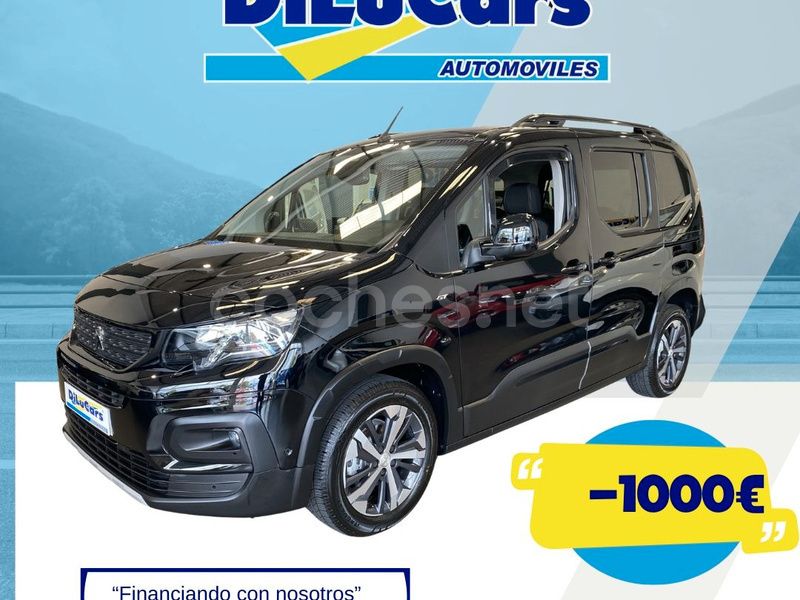Negro Usado 2021 Peugeot Rifter GT Monovolumen | 17.990 € (Precio justo) - Imagen 1/4