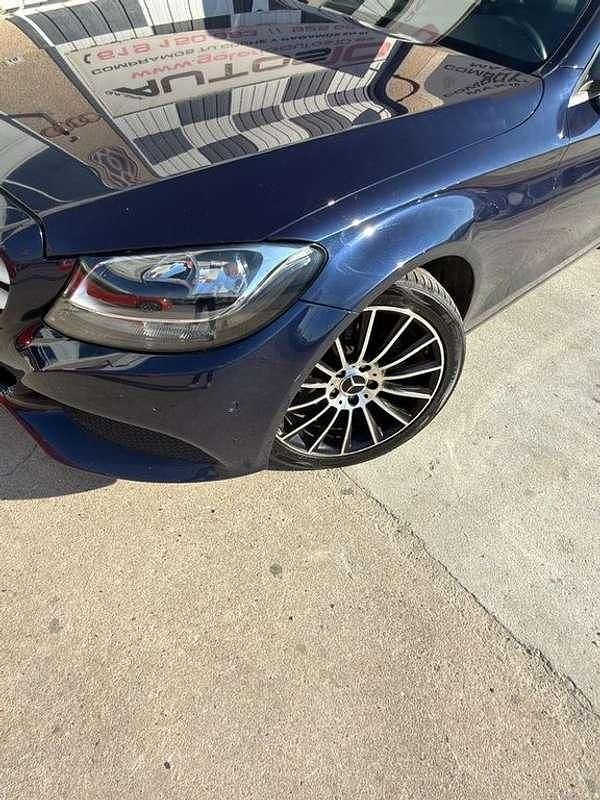 Usado Mercedes C200 150 CV (110 kW) 2018 Azul Berlina