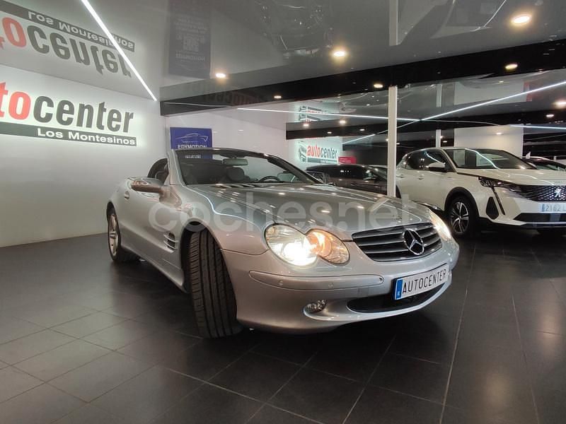 Usado Mercedes SL350 245 CV (180 kW) 2004 Gris / plata Descapotable