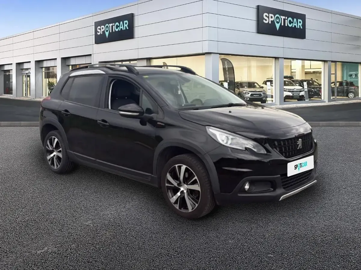 Usado Peugeot 2008 GT-line 110 CV (80 kW) 2018 Negro SUV