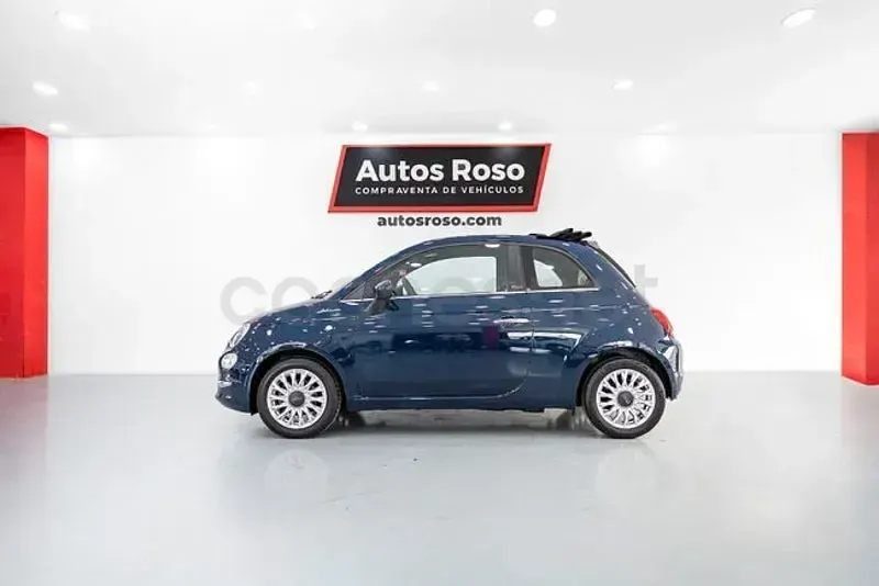 Usado Fiat 500C Dolcevita 70 CV (51 kW) 2021 Azul Descapotable