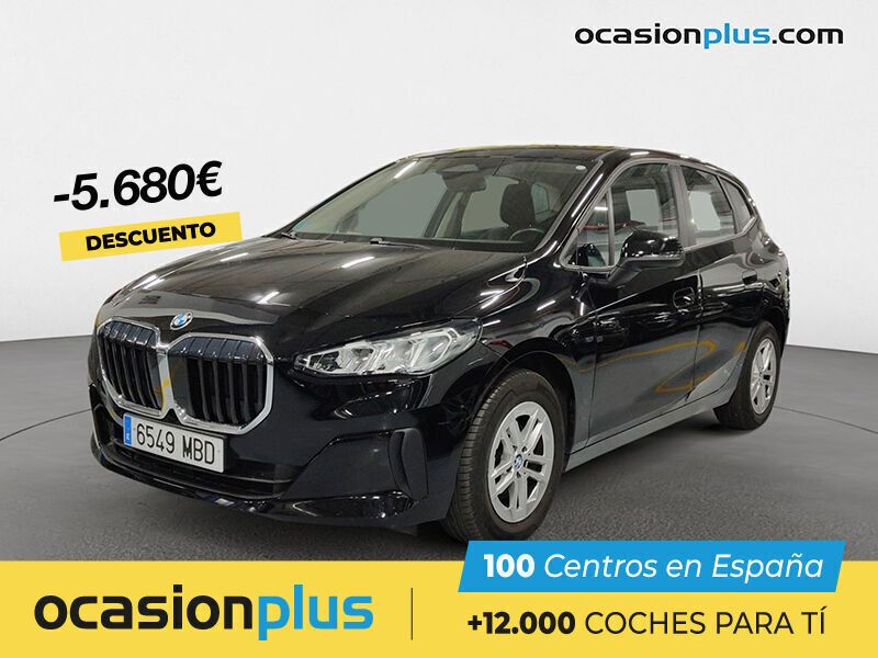 Negro Usado 2022 BMW 218 Active Tourer Monovolumen | 25.890 € (Precio justo) - Imagen 1/4
