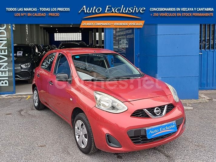Granate Usado 2015 Nissan Micra Acenta Utilitario | 4990 € (Buen precio) - Imagen 1/4