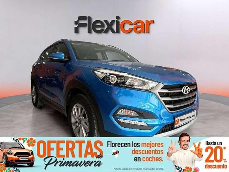 Usado Hyundai Tucson GO! 131 CV (96 kW) 2018 Azul SUV